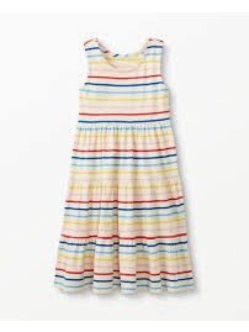 NWT Hanna Andersson Twirl Power Sleeveless Tiered Dress, Size 14/16